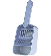 MEREN Cat Litter Scooper with Holder,Cat Litter Scoop,Deep Shovel,Large Capacity,Kitty Scooper fo...