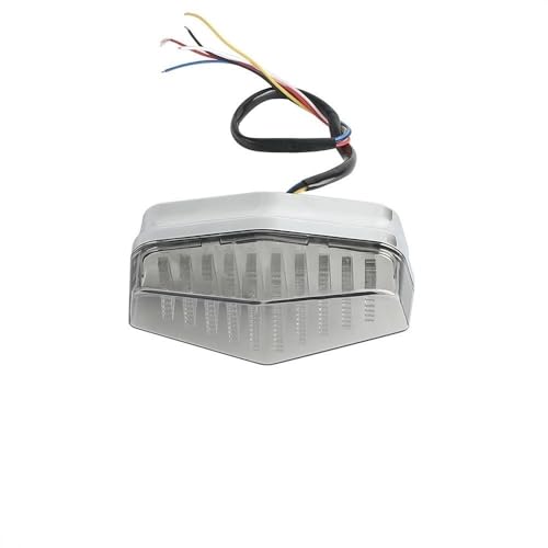 Feu arrière moto Lucas LED rétro universel avec support de feu de stop pour Norton