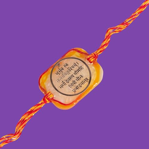 Image of Salty Rakhi for Brother & Bhaiya Bhabhi | Wrist Band Gift Pack for Sister, Bro, Bhaiya and Bhabhi | Bracelet for Men, Women | Fancy Jewellery Combo Gifts | Gift for Rakshabandhan | Traditional Rakhi Gift