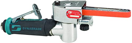 Dynabrade (15003) Mini-Dynafile II Abrasive Belt Tool | 0.4 hp 25,000 RPM Pneumatic Motor, 7 Degree Offset | For 1/8