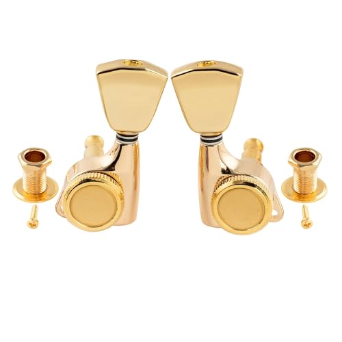 ギターグチューニングペグチューナ ギター3R3L完全密閉ロック式マシンヘッドチューニングペグに適合