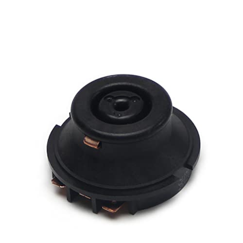 Fielect 1pc Electric Kettle base Coupler Connector, Temperature Control Tip Top Base Socket Black 220V