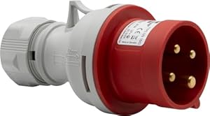 Brennenstuhl 4-poliger CEE-Stecker 400V 16A IP44