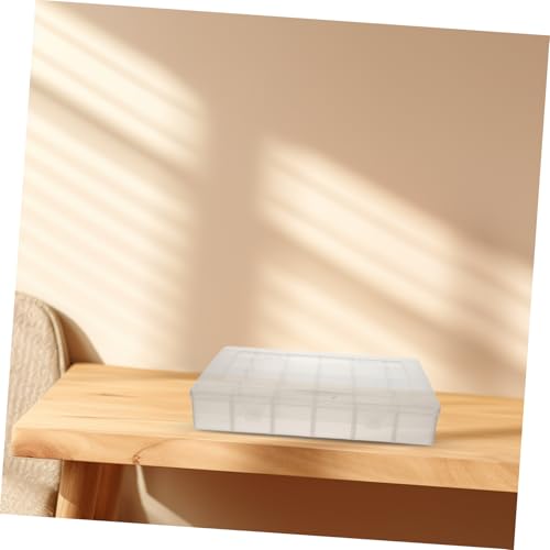 Boîte de rangement transparente modulable NUOBESTY avec 2 pièces grand format