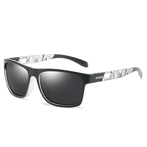 Lunettes de soleil polarisées carré vintage pour homme et femme