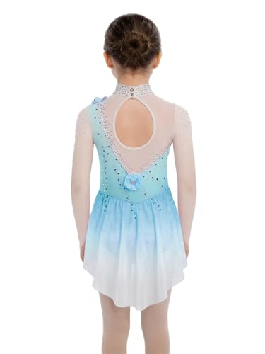 Tenue Patinage sur Glace pour l'Entraînement des Filles en Justaucorps Strass - 2