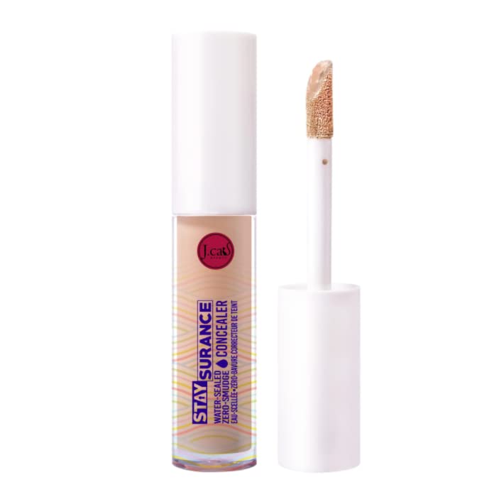 Concealer J. Cat Beauty Stay surance Water-Sealed Zero-Smudge Concealer Water Proof Delivers Buildable Coverage Without Any Creasing Or Caking 4.8ml /