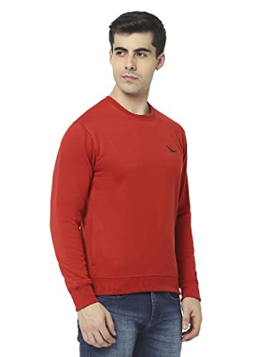 Image of HiFlyers Men's Cotton Blend Casual Crew Neck Sweatshirt