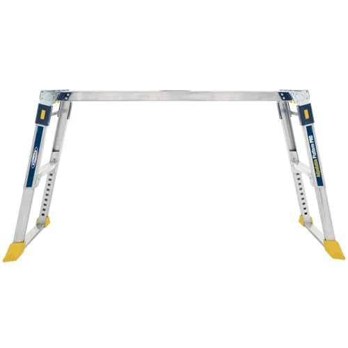 Werner 79023 Verstellbare Pro Arbeitsbühne Work & Access, Silber, Einheitsgröße