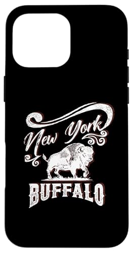 �j���[���[�N �o�b�t�@���[ �A�����J�� �o�C�\�� �E�F�X�^�� ���B���e�[�W �O���t�B�b�N �X�}�z�P�[�X iPhone 16 Pro Max �p