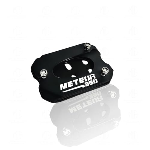 Image of Metal Side Stand Extender for Meteor 350 | Heavy Duty Parking Support and Stability Enhancer, Durable Corrosion-Resistant Metal, Easy Installation