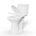 Little Meerkat Two Piece Tall Toilet With Comfort Height 21" Elongated Seat & Standard 12-in Rough-in Extra Tall Toilet, High Toilets For Seniors, Tall Person & Disabled