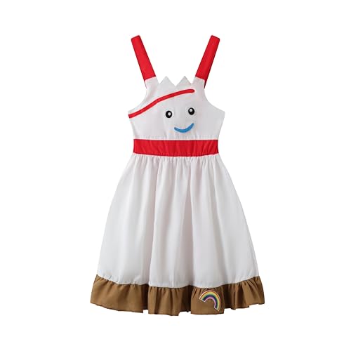Disfraz Forky Toy Cowboy para niñas de 6 años miniatura 1