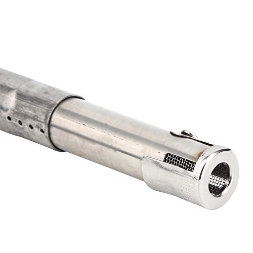 Tubo para churrasco, tubo leve para churrasco de aço inoxidável, para churrasco doméstico ao ar livr