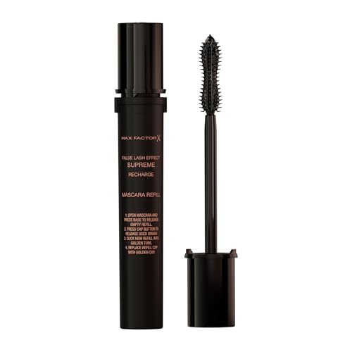 Max Factor, False Lash Effect Supreme, Refill Máscara de pestañas, 001 Black 9ml