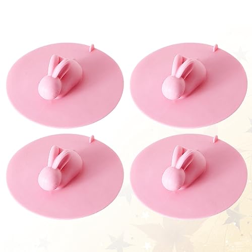Tapones de Drenaje de Silicona Rosa para Bañera 4 piezas miniatura 7