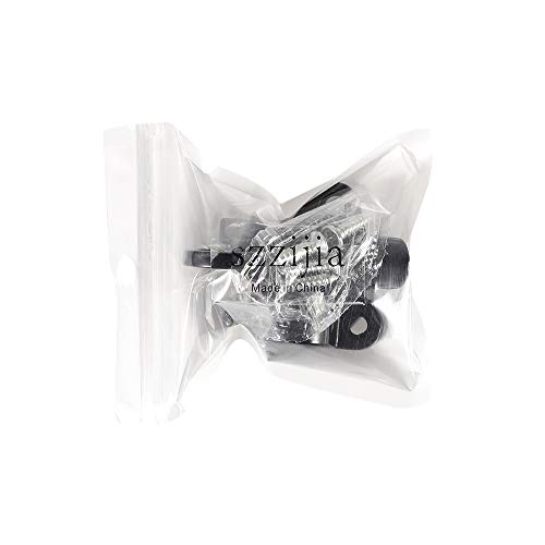 Black Aluminum Alloy Safety Resilient Security Automatic Window Gate Lock Spring Barrel Slide Bolt Latch for Window Cabinet