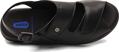 Wolky Women's Nimes Black Smooth Sandal 37 (US Women's 5.5-6) B - Medium | Image 4