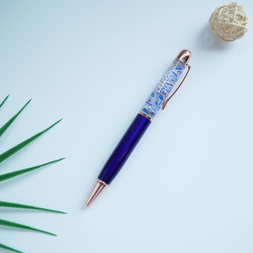 Image of Blue Police Car Funny Pens Cute Floater Floating Liquid Writing Journaling Office Pen Unique Gag Gifts