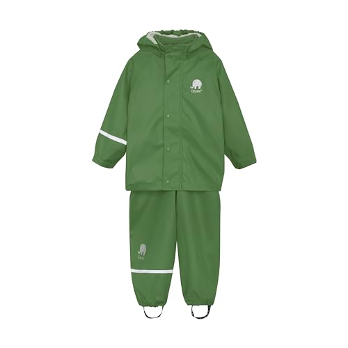 Image of CeLaVi European Kids Rain, Mud and Snow Suit for Boys Girls with Detachable Hood, Waterproof 2 Pcs Rain Set or Onepiece