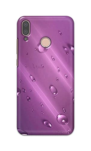 Image of PRINTFIDAA Water Bubbles in Lilac Background Printed Designer Hard Back Case Cover for Huawei P20 Lite /Huawei Nova 3e, ANE-LX1, ANE-LX2, ANE-LX3, ANE-LX2J -(SF) MVN1005