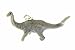 Miniblings Dinosaure Diplodocus Dino Charm herbivores en Caoutchouc Gris