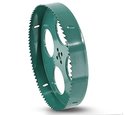 Image of 9 Inch Hole Saw with Heavy Duty Arbor, 229mm Hole Saw HSS Bi-Metal Hole Cutter Smoothly Cutting in Cornhole Boards, Plastic, Wood, Fiberboard, Drywall