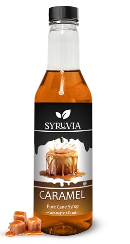 Syruvia Caramel Coffee Syrup 12.7oz