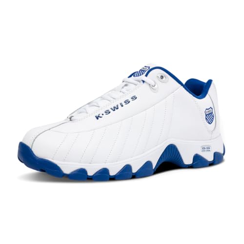 Image of K-Swiss Men's ST329 CMF Sneaker, Wide Tennis Walking Shoes Leather Upper