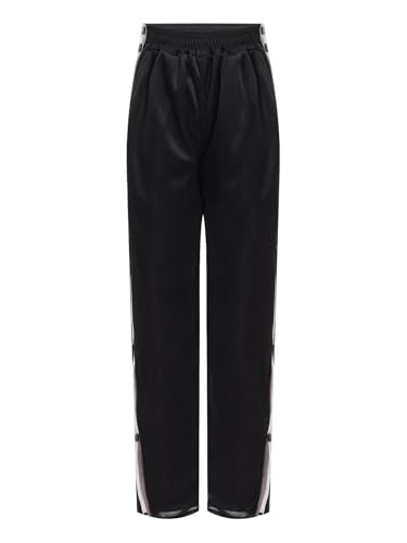 JEATHA Kids Boys Tear-Away Basketball Pants Waistband Athletic Sweatpants High Split Post Surgery Straight Pants