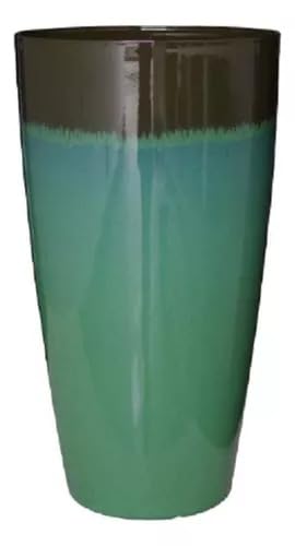 Vaso Para Planta Polietileno Grande (Liso/Verde-Agua) 54x31, Vaso...