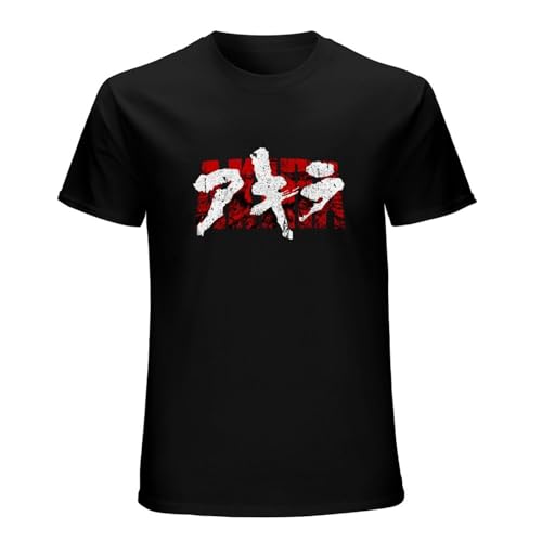 Akira - Camiseta unisex para hombre, color negro, Negro, 3XL