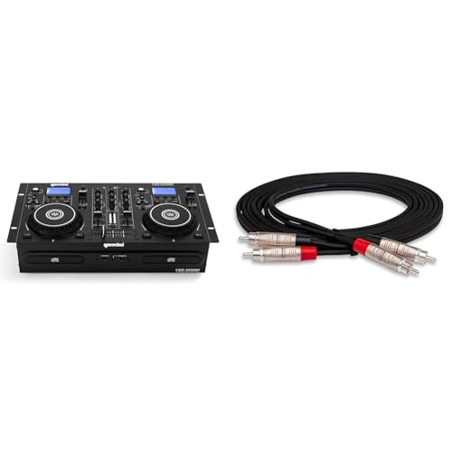 yZbgz GEMINI (WF~iC) MP3 / CD/USB fBAv[[R\[ BluetoothΉ CDM-4000BT yKiz + Hosa HRR-005X2 1.5m RCAs×2 I[fBIP[u