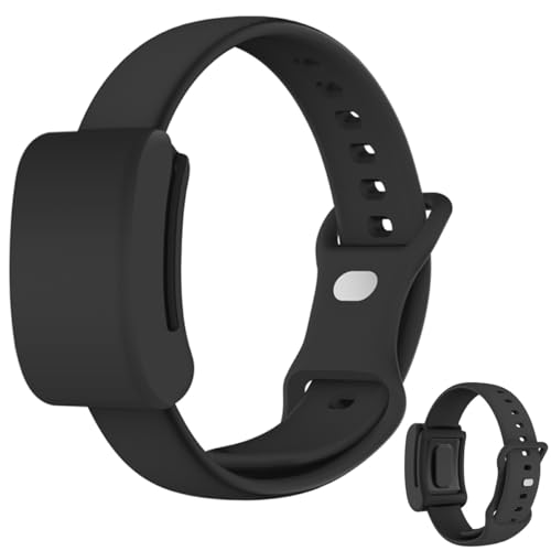 Bands for Whoop 4.0/5.0 - Soft Silicone Watch Strap Wristband Replacement for Whoop Fitness & Activity Tracker Accessories (Black)