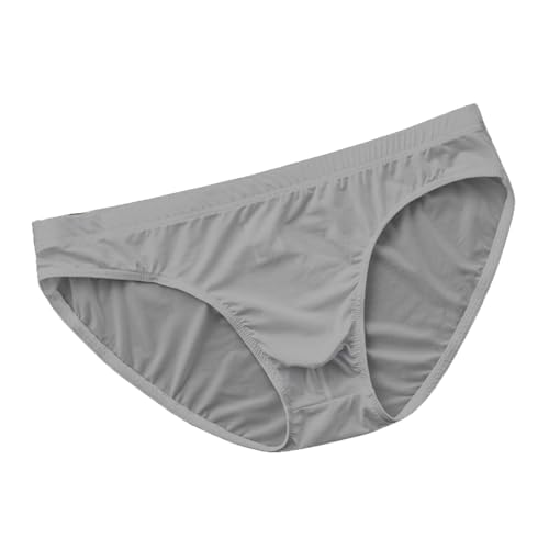 Briefs for Men Low Rise Stretch Seamless Breathable Underpants Athletic Solid Brief Soft Comfortable Fit Underwear