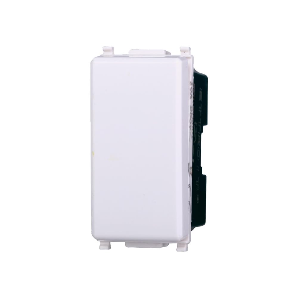 Elektronova Single Pole Switch 1P 16A White Compatible Vimar Plana Kit 4pcs 0401 - Image 2