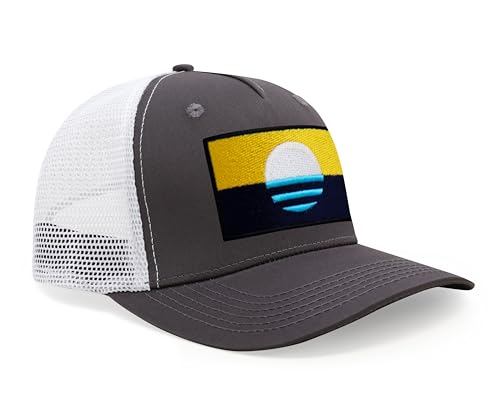 Image of International Tie City Hat for Men and Women, Adjustable Snapback Trucker Baseball Cap with Embroidered Patch