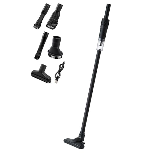 simplus �R�[�h���X�|���@ �X�e�B�b�N �n���f�B 2way ���y�� ���p�b�N�s�v �����͋z�� 15000pa 8000pa �R���p�N�g ���^�|���@ ���@�\ �[�d�� �m�Y��6��t�� SP-VC02 (�u���b�N)