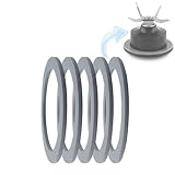 Blender O-Ring Gasket Seal 5 PCS，for Hamilton Beach Blender Parts Hamilton Beach Replacement Parts Hamilton Beach Food Processor Parts Hamilton Beach Blender Replacement Parts