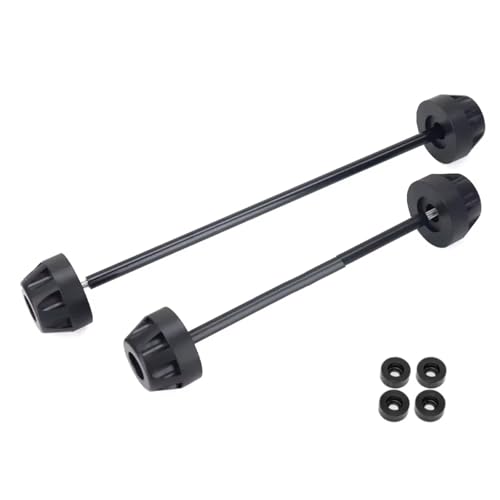 Achsschützer Kompatibel Mit Ducati Für Panigale 1299 S 2016–2017 Für R FE 2017–2018 Motorrad Vorder Und Hinterachse Gabel Crash Slider Anti Kollisions Slider(Black,1 Pair)