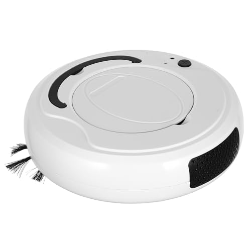 Totority Robot Diseño Delgado Aspirador Automático Inteligente Batería de 1200mah y Función de Limpieza Silenciosa para Limpieza de Suelos y Alfombras en Hogar