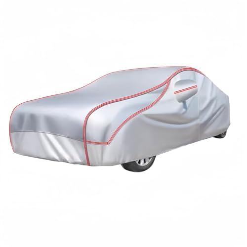Copriauto per Nissan Avenir W11|Telo copriauto completo in tessuto Oxford personalizzato,pioggia,neve,polvere,protezione antigrandine,telone auto con striscia riflettente con cerniera laterale