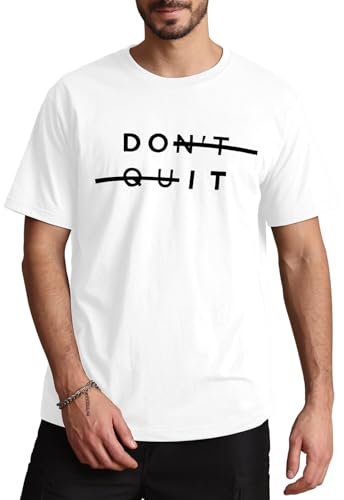 Check out this Aiyino Men's Graphic Tees Short Sleeve Don't Quit Letter Print Top Crewneck Casual Regular T-Shirt for Men White from Amazon! Check out this Aiyino Men's Graphic Tees Short Sleeve Don't Quit Letter Print Top Crewneck Casual Regular T-Shirt for Men White from Amazon!