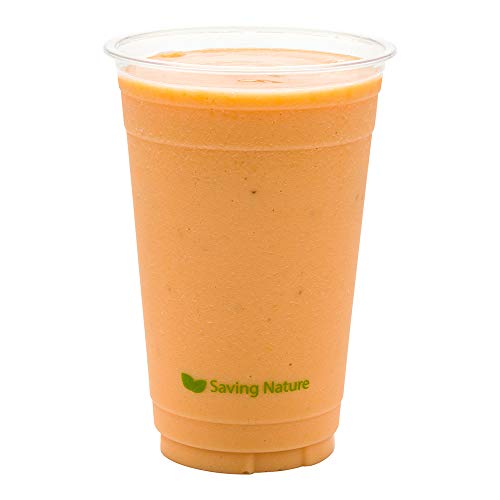 Image of Restaurantware-Sustain 20 Ounce Cold Cups, 1000 Drinking Cups - Lids Sold Separately, Serve Water, Sodas, or Juices, Clear PLA Plastic Eco-Friendly Cup, Disposable Cup For Parties