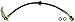 Dorman H620680 Front Driver Side Brake Hydraulic Hose Compatible with Select Pontiac Models