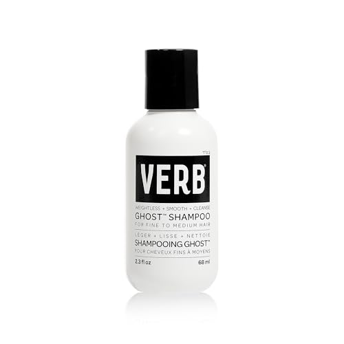 VERB Ghost Shampoo 2.3 fl oz - Infused with Moringa Oil - Cleanses Fine and Weighed Down Hair - Vegan No Parabens or Harmful Sulfates