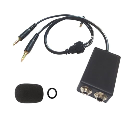 Câble adaptateur double prise pilote vers PC portable jack 3.5mm