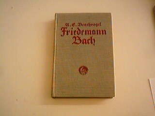 Hardcover Friedemann Bach [German] Book
