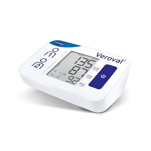 Veroval compact Tensiomètre de Bras : Le tensiomètre au bras simple et rapide à utiliser au niveau du bras - Détecte les arythmies cardiaques