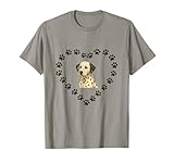 regalo dalmata cachorro madrid Celebra tu amor por los cachorros manchados con esta encantadora camiseta dálmata Con una ilustración de estilo retrato de un dálmata centrado dentro de un corazón hecho completamente de huellas de patas. Un diseño destacado que muestra con orgullo tu amor por los perros dálmatas.